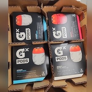 Gatorade GX Glacier Freeze, Cherry & Fruit Punch 16 Pods  Pieces
